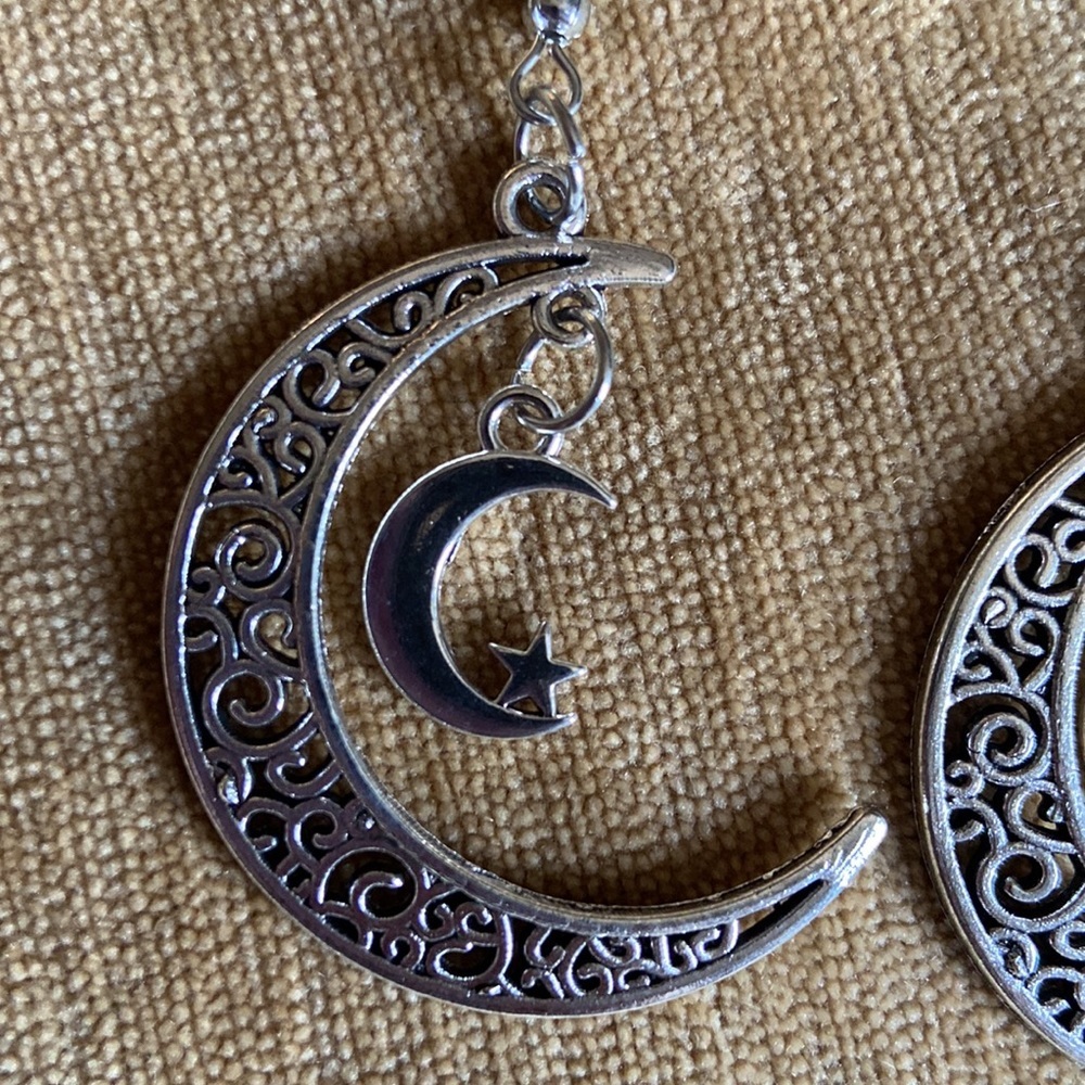 Moon star earrings - Picture 16 of 16